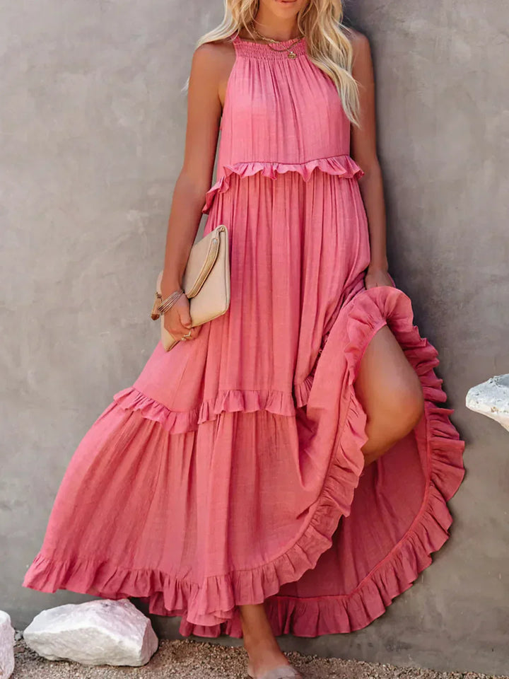 Madeline - Vestido Elegante com Folhos