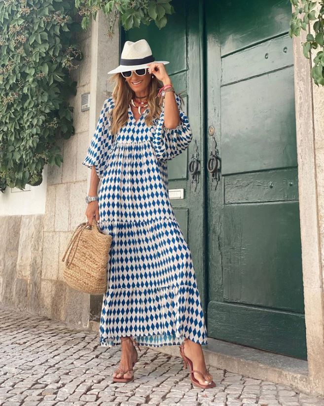 Susie - Vestido longo boémio