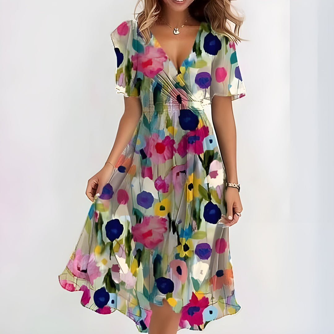 Krissie – Vestido Floral Leve
