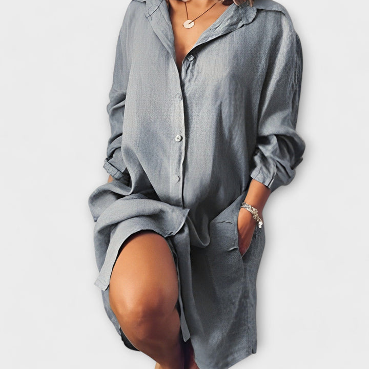 Raquel - Blusa de linho casual