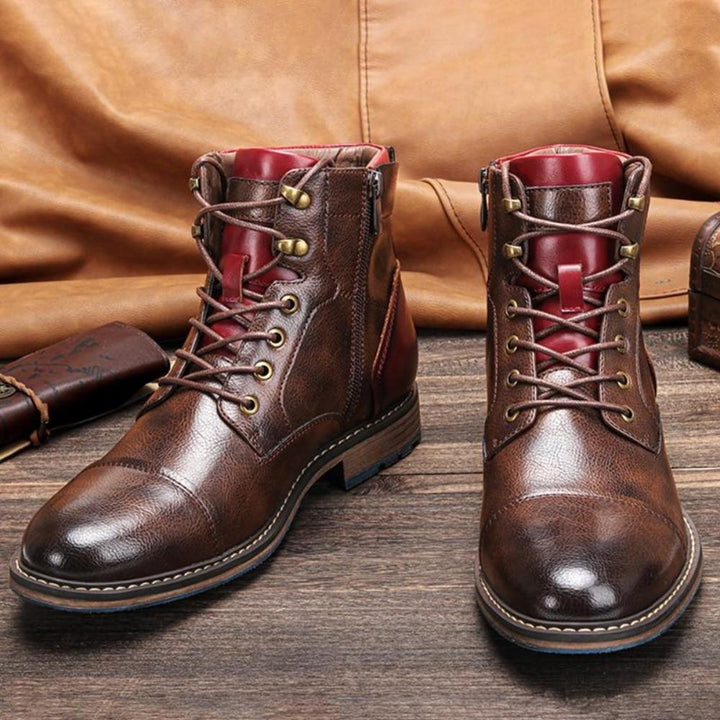 Leo - Botas Oxford de couro premium feitas à mão