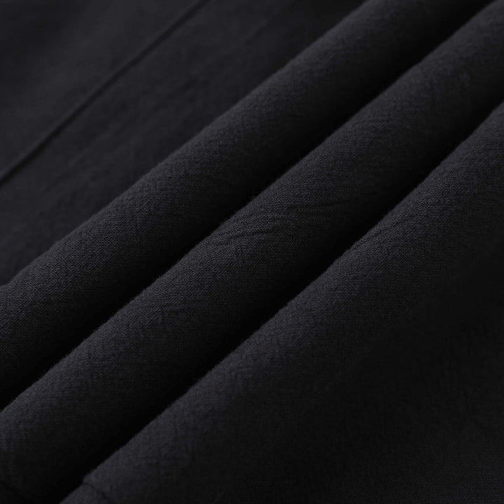 Ayu - Calças de inverno grossas cinzentas escuras tipo harém