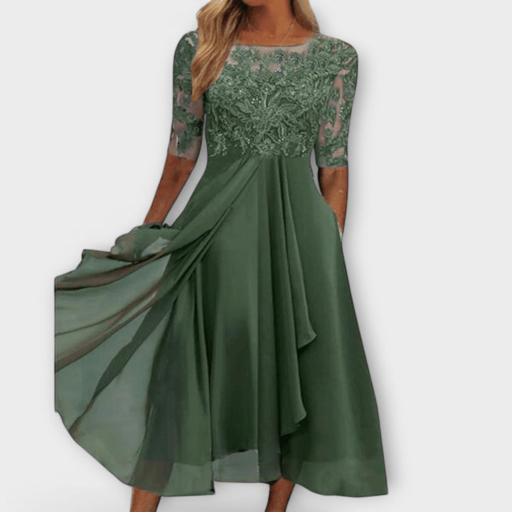 Sara – Vestidos Elegantes para Convidadas de Casamento