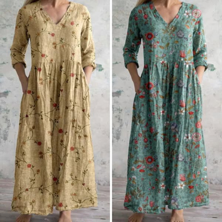Carmina - Vestido floral elegante