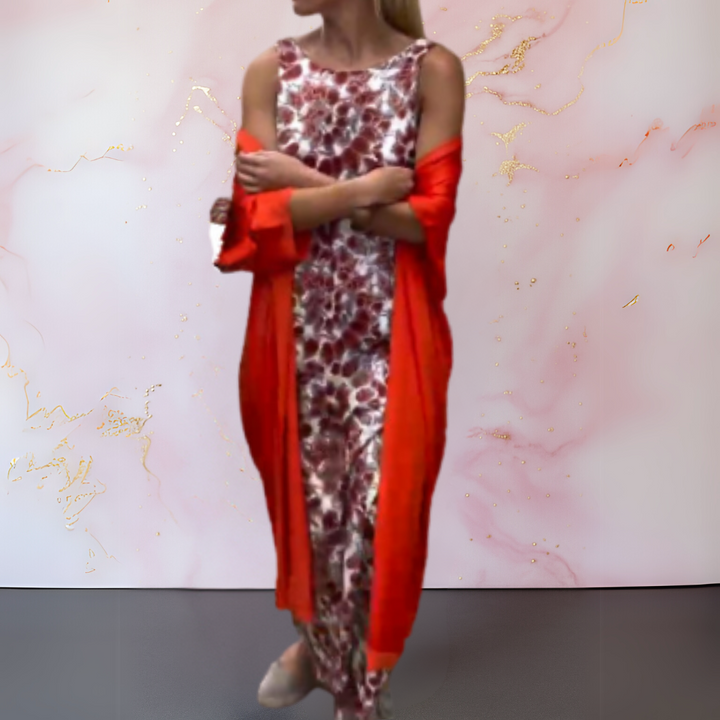 Sylvia - Vestido Elegante com Cardigã
