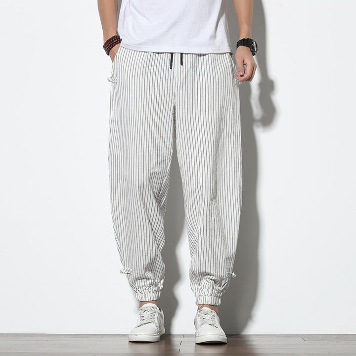 Tenshi - Calças de harém de conforto Branco