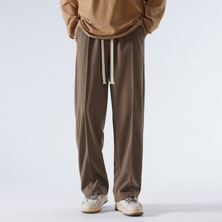 Akari - Calças de conforto japonesas Castanho