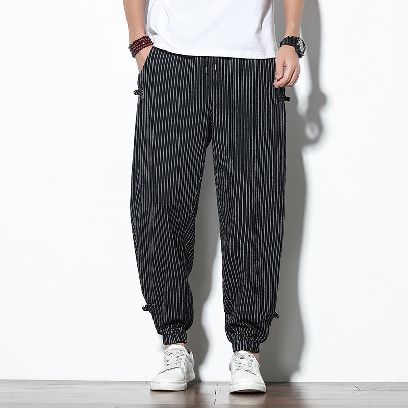 Tenshi - Calças de harém de conforto Branco