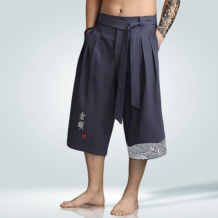 Taro - Calças à medida com conforto japonês Preto