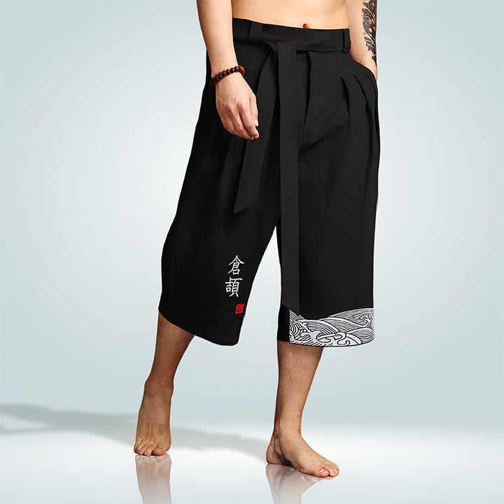 Taro - Calças à medida com conforto japonês Preto