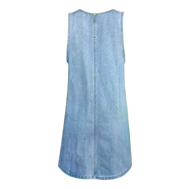 Mandy - Vestido Vaquero Práctico y Ligero