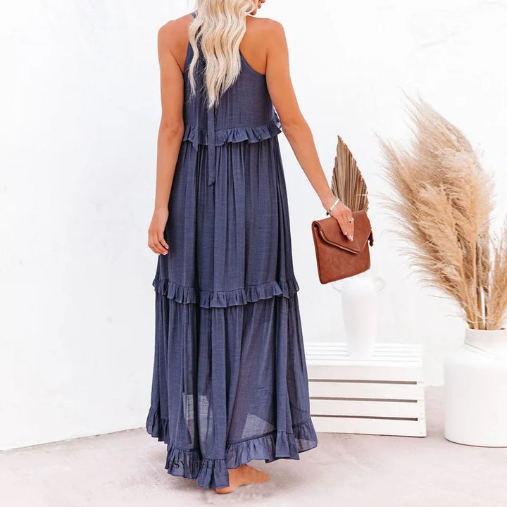 Madeline - Vestido Elegante com Folhos