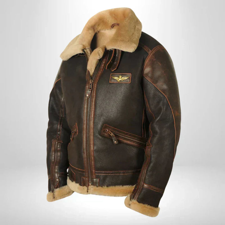 Hunter - Original Men's Leather Winter Jacket