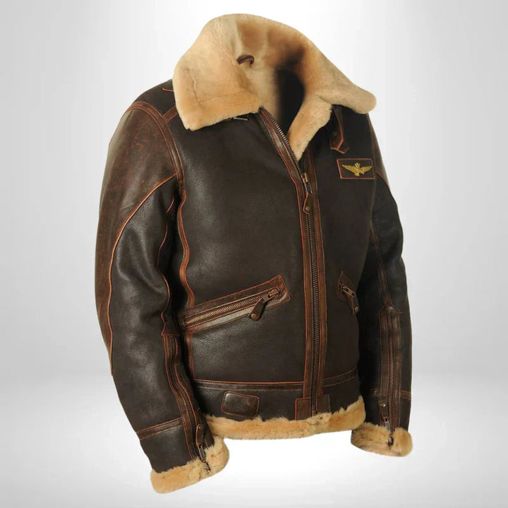 Hunter - Original Men's Leather Winter Jacket