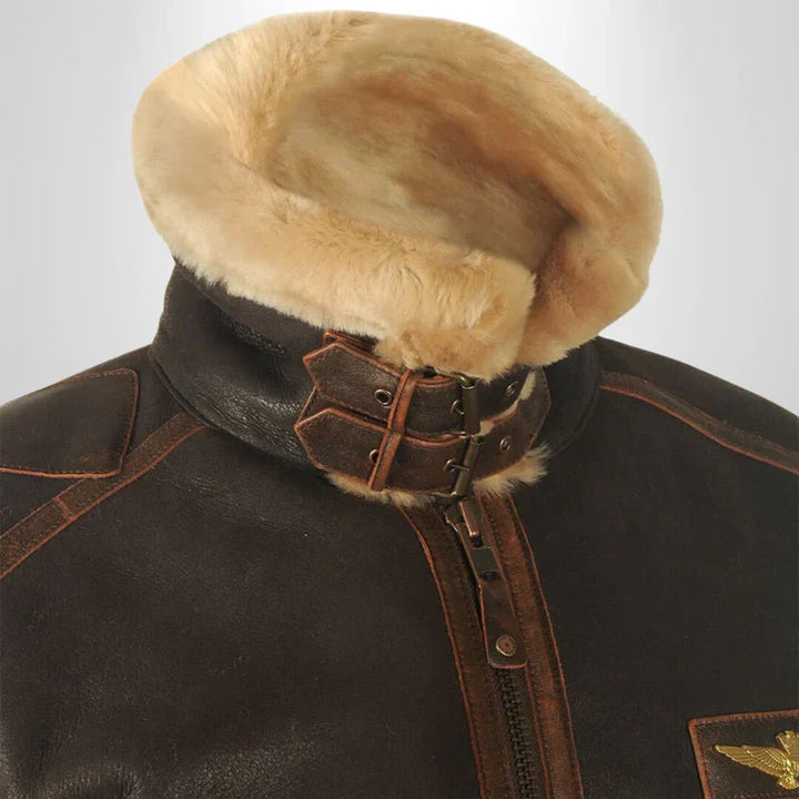Hunter - Original Men's Leather Winter Jacket