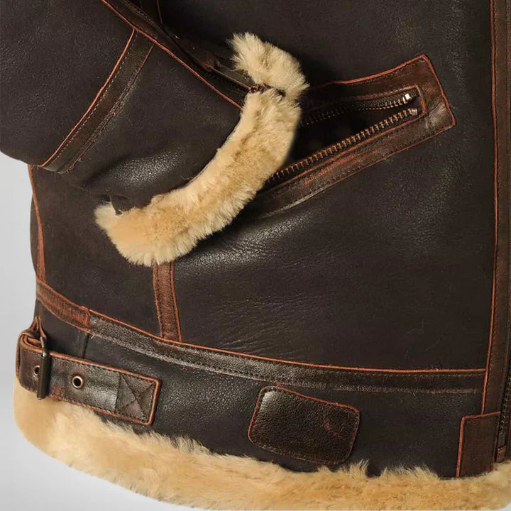 Hunter - Original Men's Leather Winter Jacket