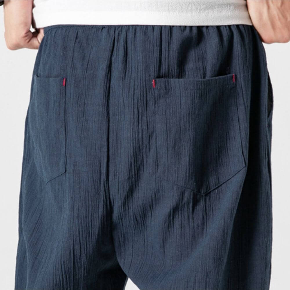 Yoko - Calças japonesas confortáveis Khaki