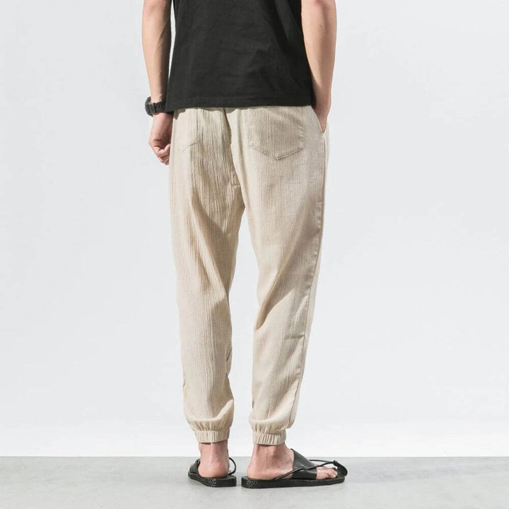 Yoko - Calças japonesas confortáveis Khaki