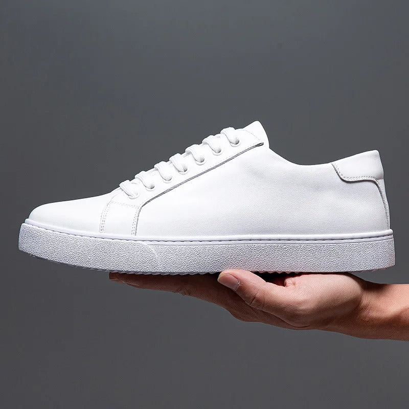 Troy - Tênis de couro masculino
