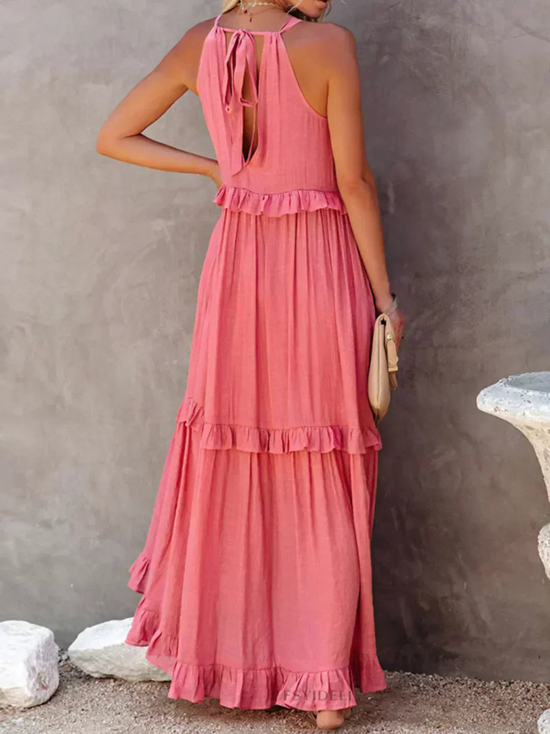 Madeline - Vestido Elegante com Folhos