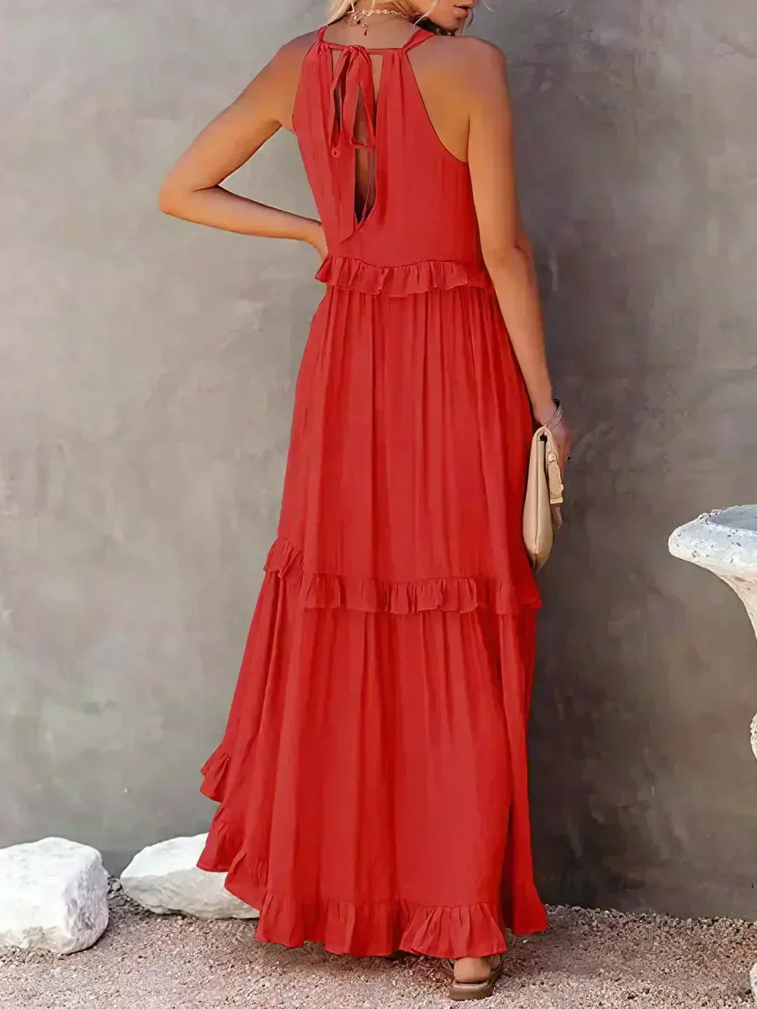 Madeline - Vestido Elegante com Folhos