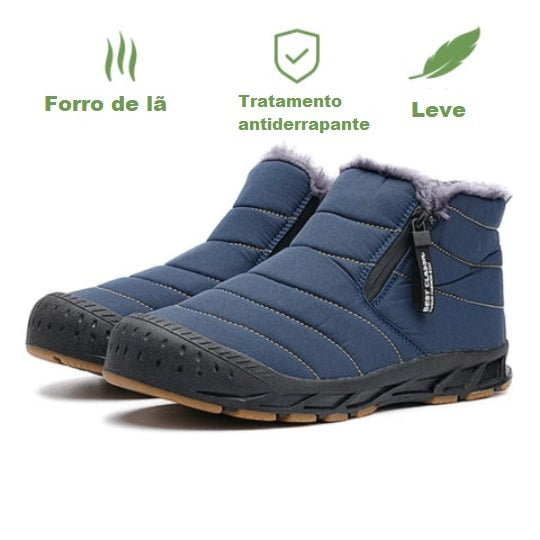 Jalo Pro - Botas de neve antiderrapantes e impermeáveis com forro em pele sintética