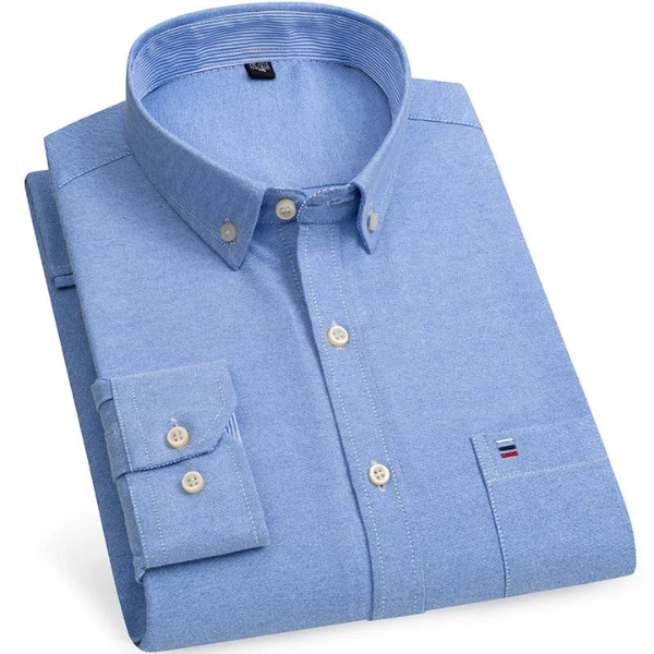 Marco - Camisa de manga comprida de algodão