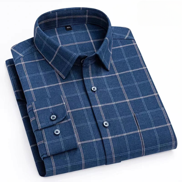Felix - Camisa listrada de algodão manga comprida