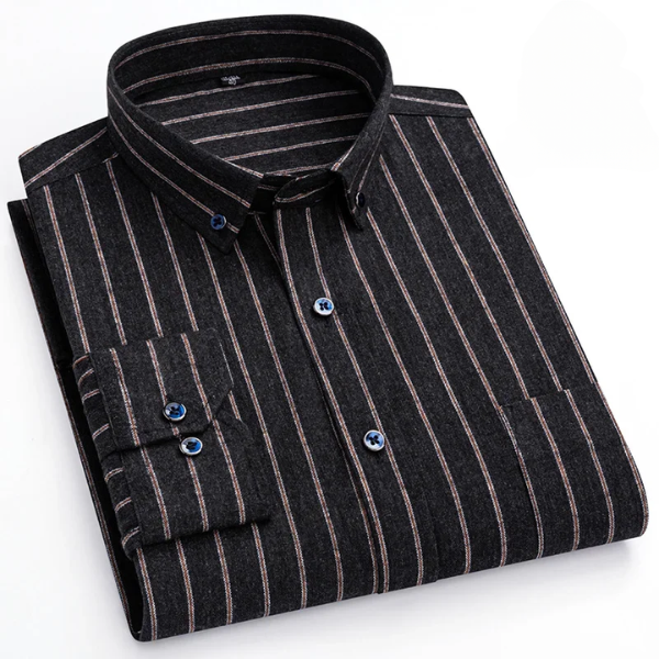 Lorenzo - Camisa clássica listrada de negócios