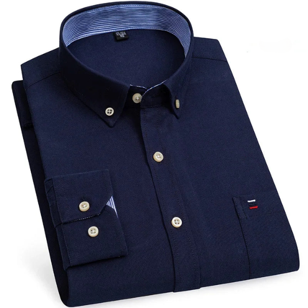 Marco - Camisa de manga comprida de algodão
