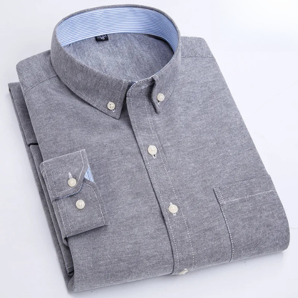 Raul - Camisa de manga comprida Oxford
