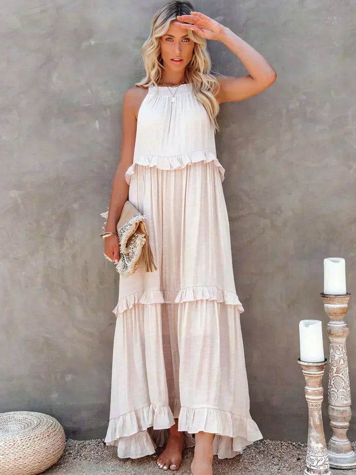 Madeline - Vestido Elegante com Folhos