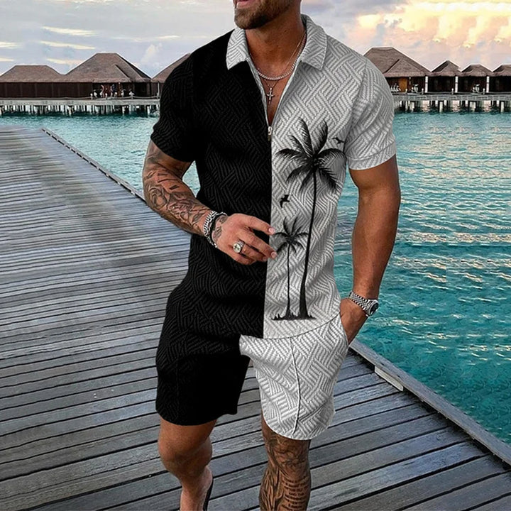 Camisola pólo e calções Coqueiro Co-Ord