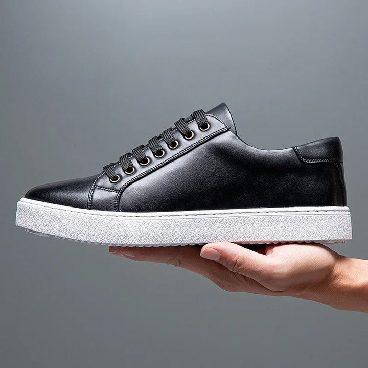 Troy - Tênis de couro masculino