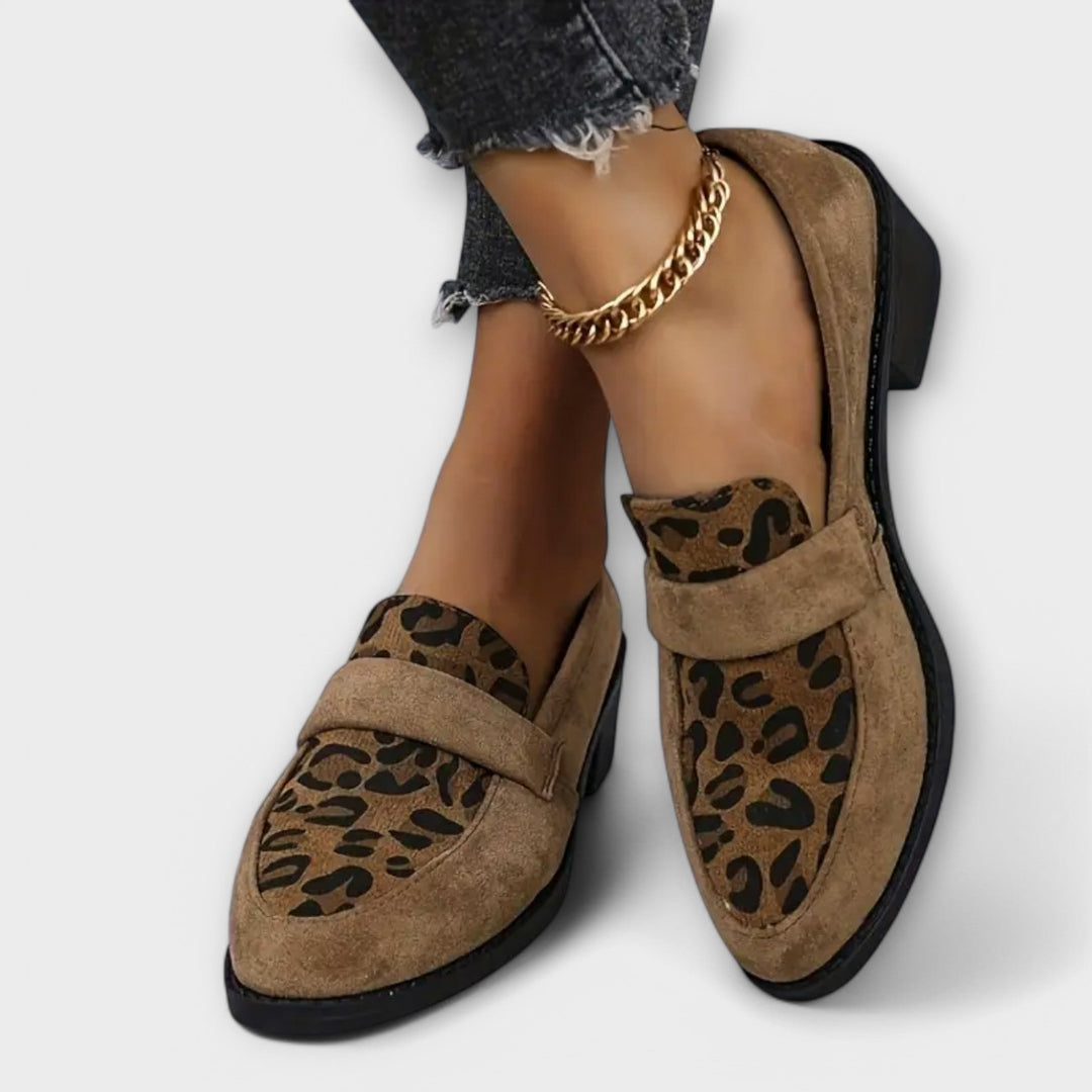 Karla | Sapatos Elegantes para Mulheres com Estampa de Leopardo