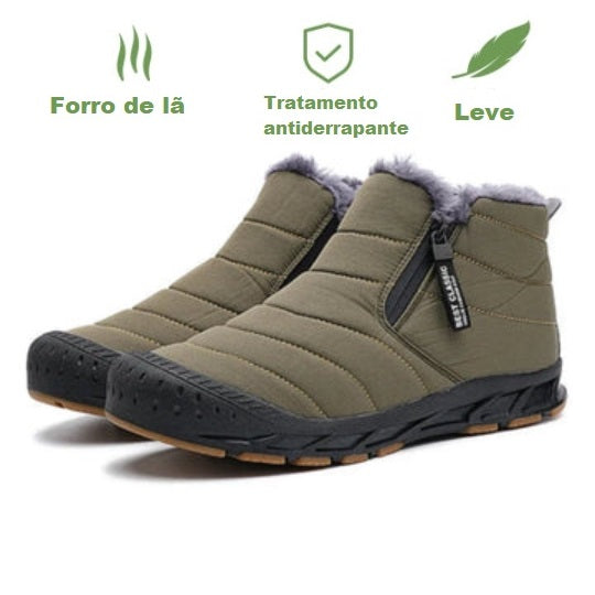 Jalo Pro - Botas de neve antiderrapantes e impermeáveis com forro em pele sintética