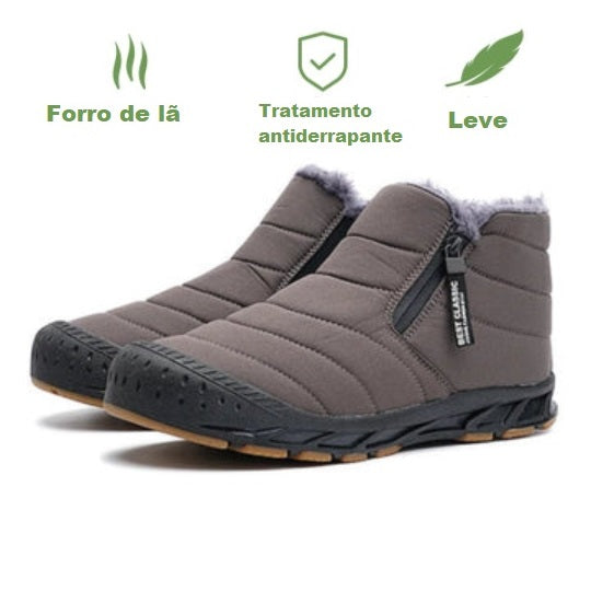 Jalo Pro - Botas de neve antiderrapantes e impermeáveis com forro em pele sintética