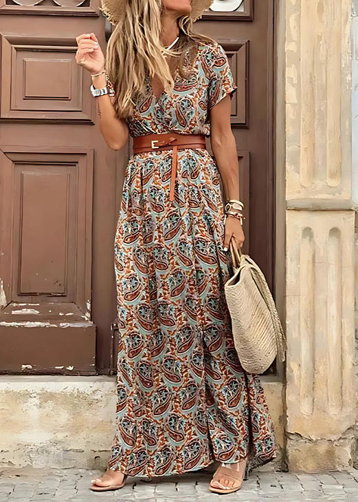Idalia – Vestido Longo Boémio e Elegante