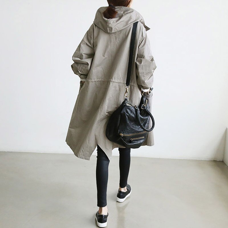 Janina - Elegante Gabardina Impermeável