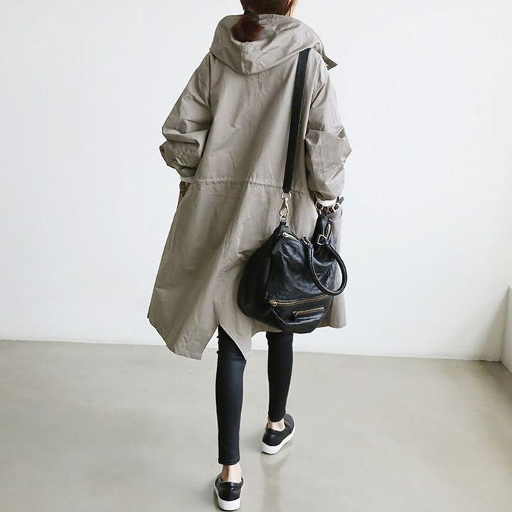 Janina - Elegante Gabardina Impermeável