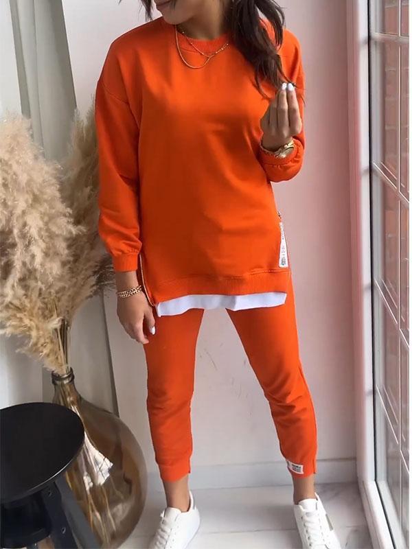 Faye - Conjunto de Conforto Elegante: Top e Calças