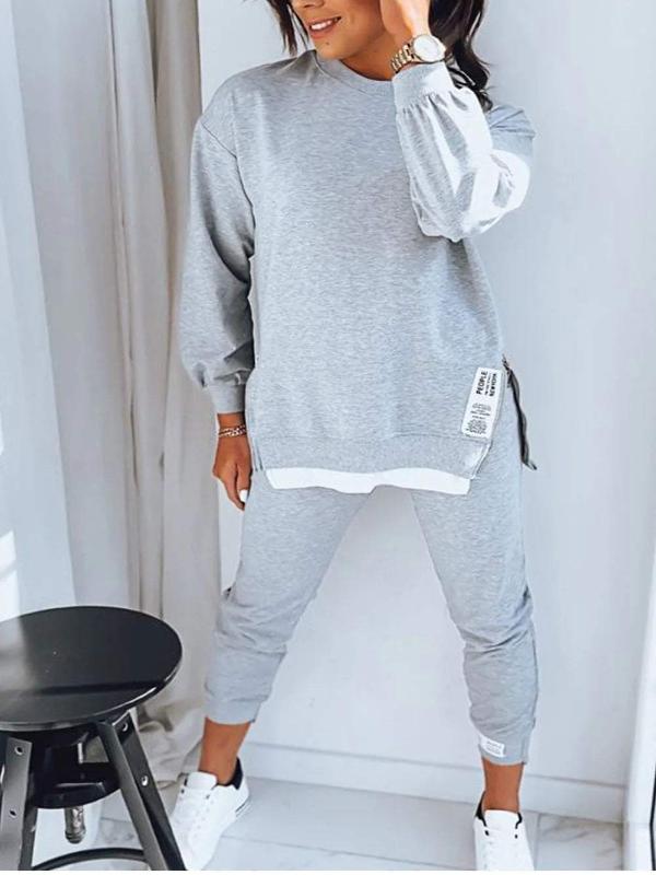 Faye - Conjunto de Conforto Elegante: Top e Calças