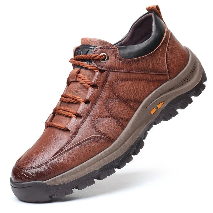 Matt - Sapatos masculinos casuais de couro costurados à mão