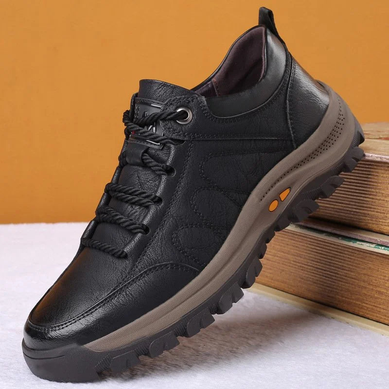 Matt - Sapatos masculinos casuais de couro costurados à mão