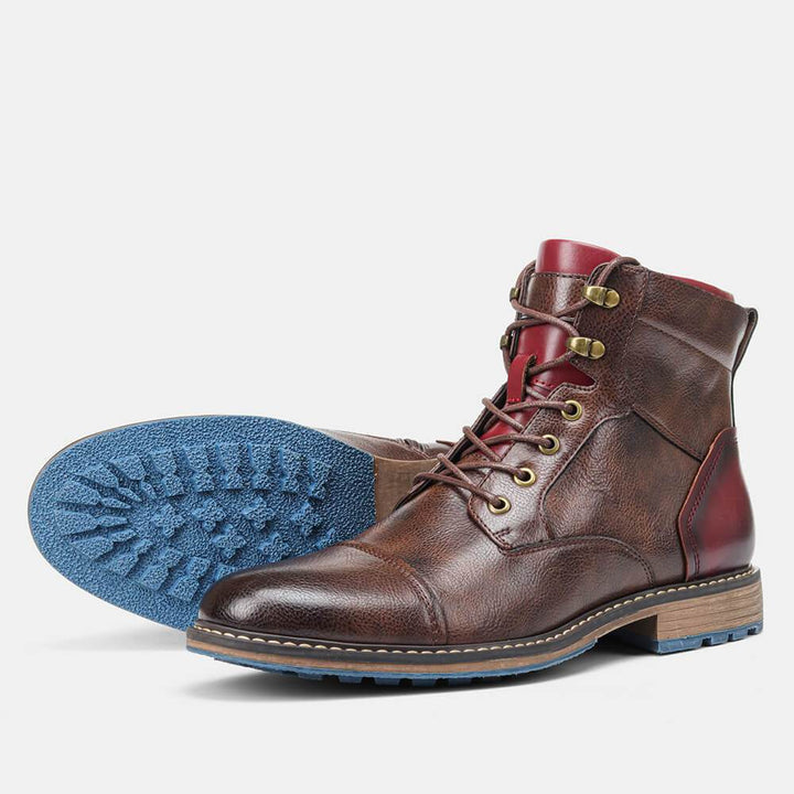 Leo - Botas Oxford de couro premium feitas à mão