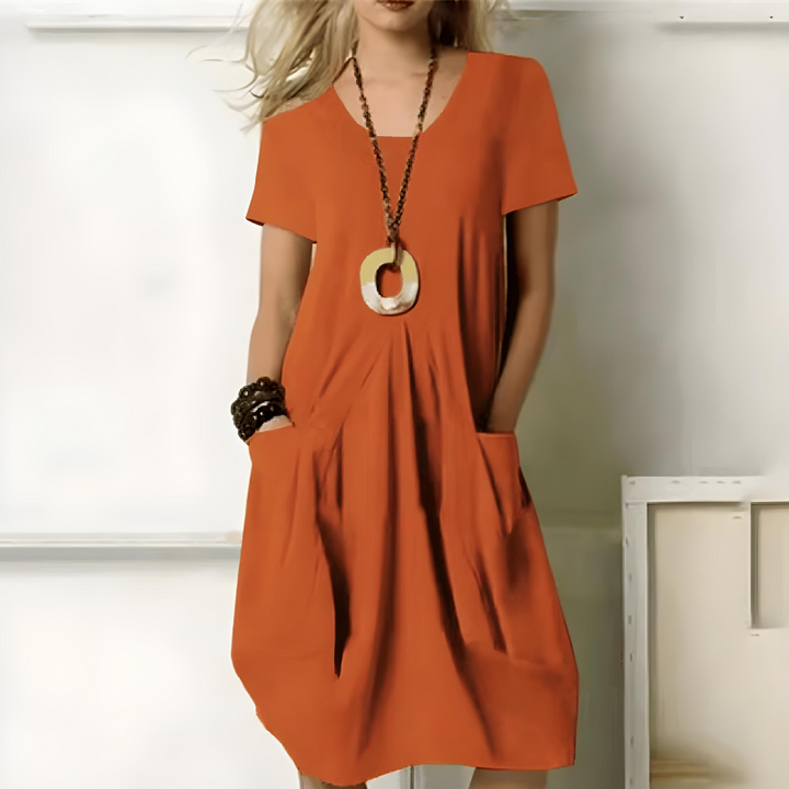 Jolina – Vestido Estiloso com Cobertura da Barriga