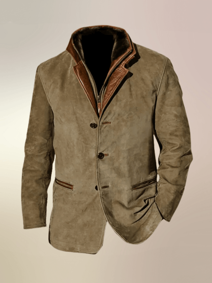 Wesley - Casaco de cabedal vintage