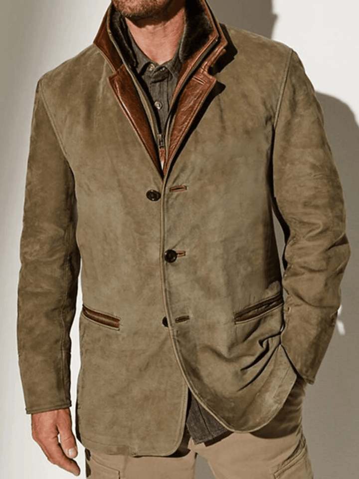 Wesley - Casaco de cabedal vintage