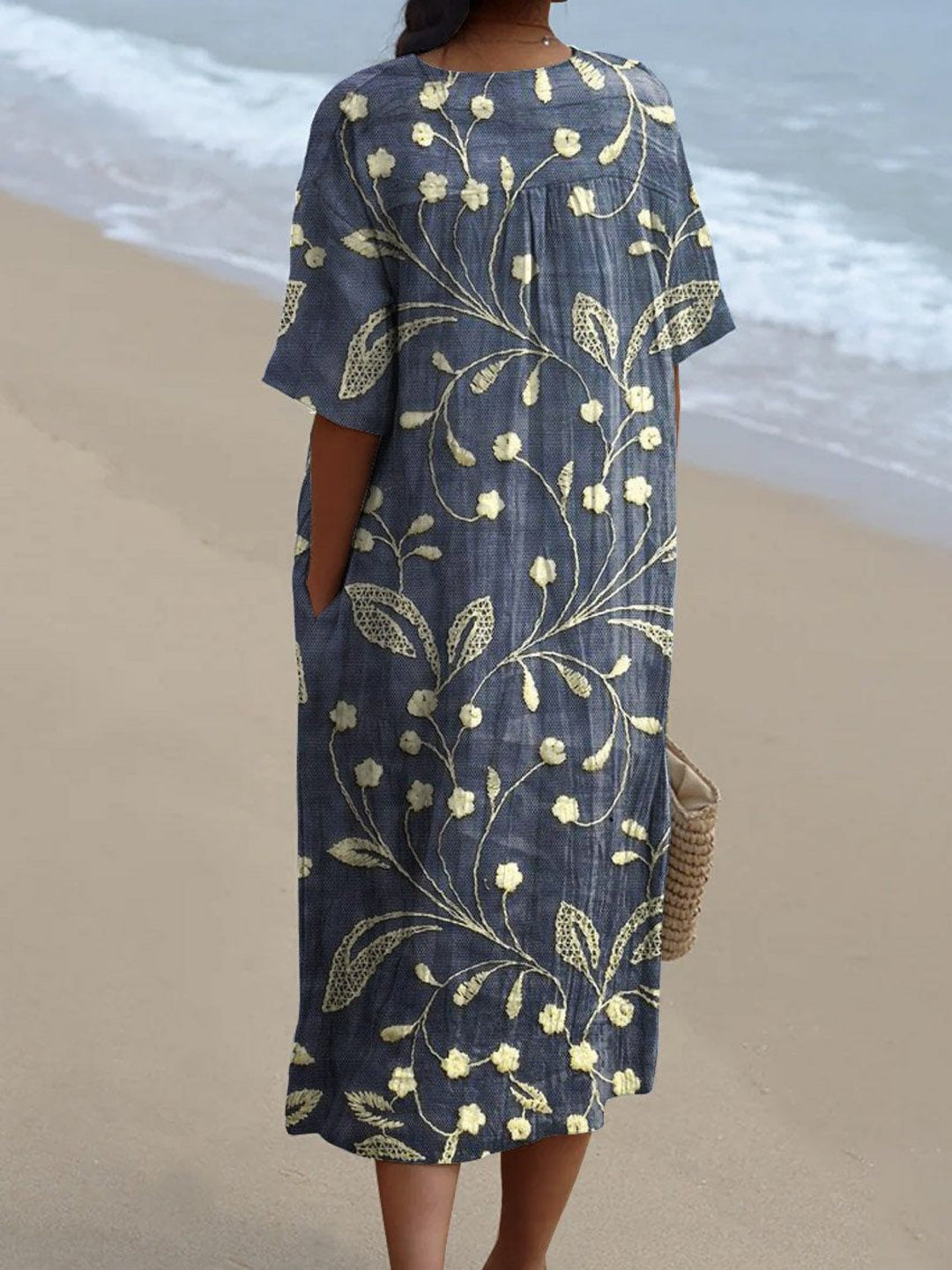 Lieke | Vestido Vintage de Flores – Edição Limitada
