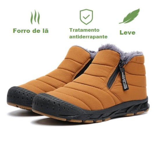 Jalo Pro - Botas de neve antiderrapantes e impermeáveis com forro em pele sintética